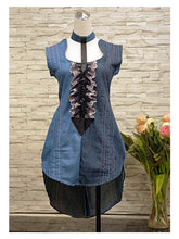 Load image into Gallery viewer, ACOUSTIC DENIM High-Low Dress
