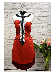 Broken Strings Red High-Low Dress