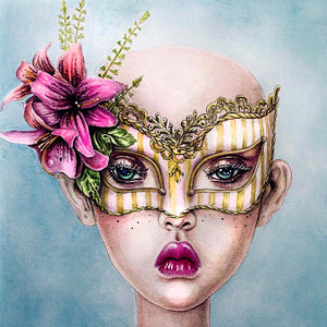 INCOGNITO 1 Embellished Giclee Print