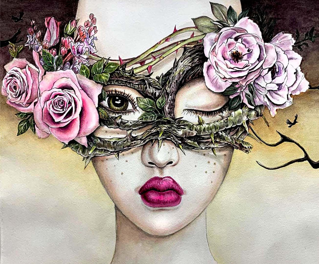 INCOGNITO 3 Embellished Giclee Print