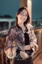 Load image into Gallery viewer, INCOGNITO 3 Semi-Sheer Button Up Jacket
