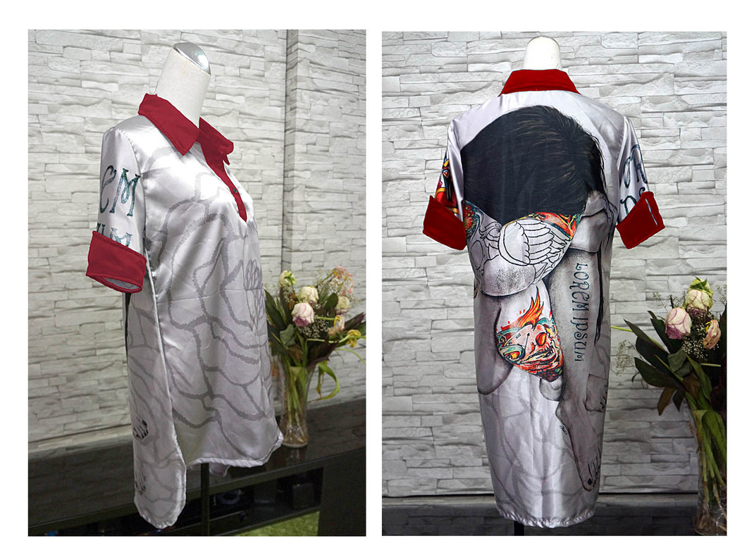 LOREM IPSUM Polo Shirt Dress