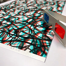 Load image into Gallery viewer, &quot;Cognitive&quot; 3d Doodle Anaglyph - Mitch EV Art and Design
