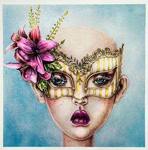 INCOGNITO 1 Embellished Giclee Print